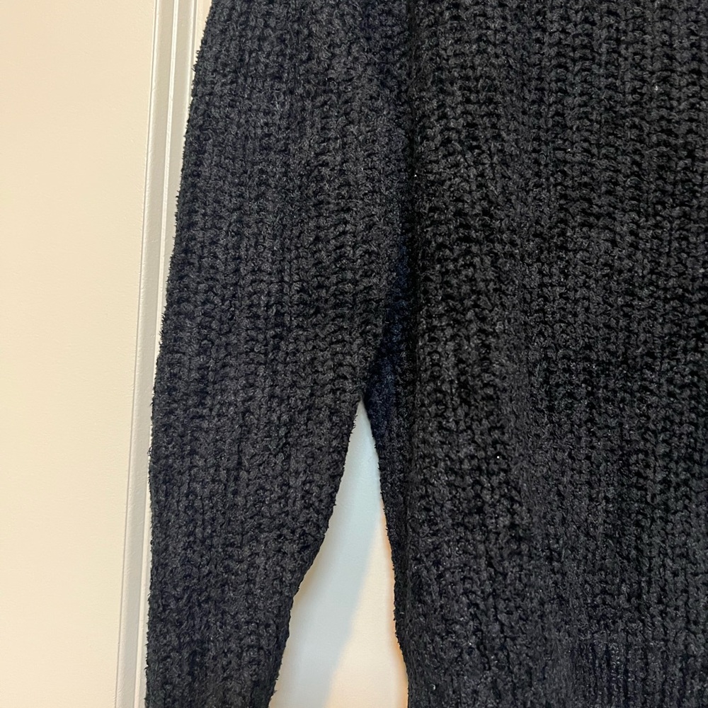 Wilfred Free Essential Chenille Sweater in Black - Picture 3 of 10